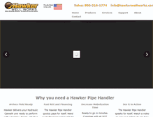 Tablet Screenshot of hawkerwellworks.com